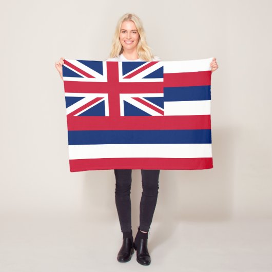 Hawaii-Flagge Fleecedecke (Beispiel)