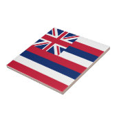 Hawaii-Flagge Fliese (Seite)