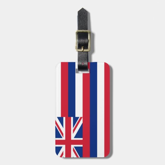 Hawaii-Flagge Gepäckanhänger (Vorderseite vertikal)