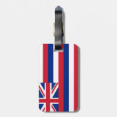 Hawaii-Flagge Gepäckanhänger (Rückseite vertikal)