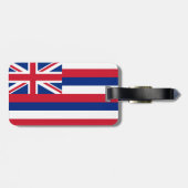 Hawaii-Flagge Gepäckanhänger (Rückseite horizontal)