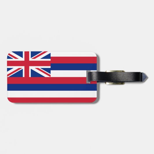 Hawaii-Flagge Gepäckanhänger (Rückseite horizontal)