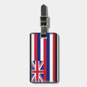 Hawaii-Flagge Gepäckanhänger (Vorderseite vertikal)