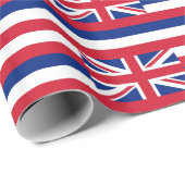 Hawaii-Flagge Geschenkpapier (Rolleneckpunkt)