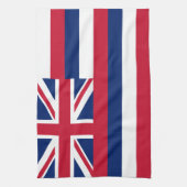 Hawaii-Flagge Geschirrtuch (Vertikal)