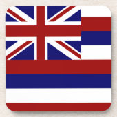 Hawaii-Flagge Getränkeuntersetzer (Vorderseite)