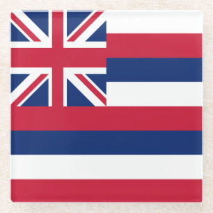 Hawaii-Flagge Glasuntersetzer