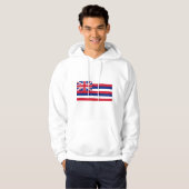 Hawaii-FLAGGE International Hoodie (Vorne ganz)