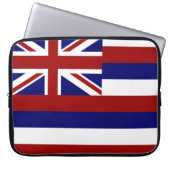 Hawaii-Flagge Laptopschutzhülle (Vorderseite)