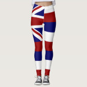 Hawaii-Flagge Leggings (Vorderseite)