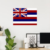 Hawaii-Flagge Poster (Heimbüro)