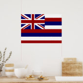 Hawaii-Flagge Poster (Küche)