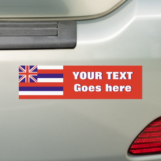 Hawaii-Flagge: Schaffen Sie Ihre Selbst Autoaufkleber (Auf Auto)