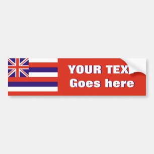 Hawaii-Flagge: Schaffen Sie Ihre Selbst Autoaufkleber