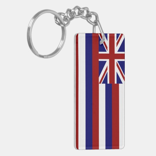 Hawaii-Flagge Schlüsselanhänger (Vorderseite links)
