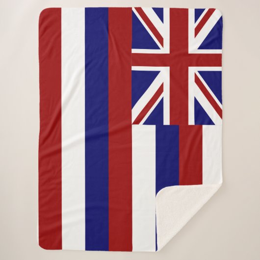 Hawaii-Flagge Sherpadecke (Vorderseite)