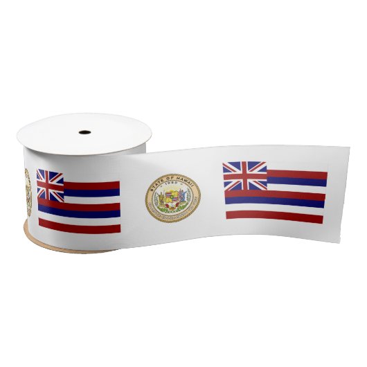Hawaii-Flagge - Siegel Satinband (Spule)