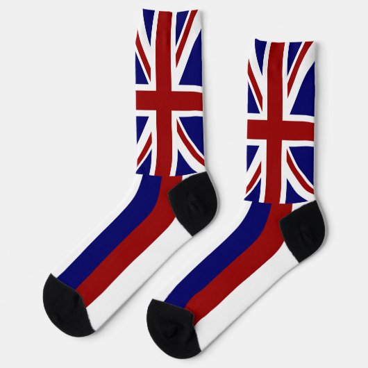 Hawaii-Flagge Socken (Linkes Detail)