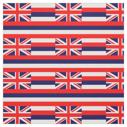 HAWAII-Flagge Stoff (Muster)
