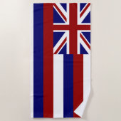 Hawaii-Flagge Strandtuch (Vorderseite)