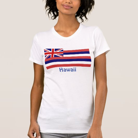 Hawaii-Flagge T-Shirt (Vorderseite)