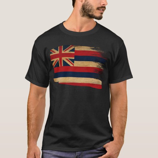 Hawaii-Flagge T-Shirt (Vorderseite)