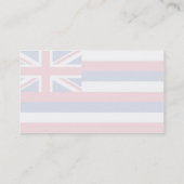 Hawaii-Flagge Visitenkarte (Rückseite)