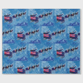 Hawaii-Flagge Weihnachtsblatt Weihnachtsblatt Geschenkpapier (Flach)