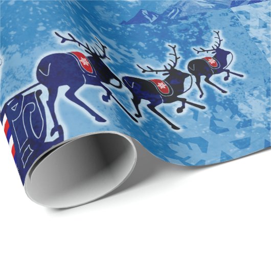 Hawaii-Flagge Weihnachtsblatt Weihnachtsblatt Geschenkpapier (Rolleneckpunkt)