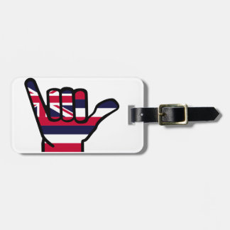 Hawaii-Flaggenhand Gepäckanhänger
