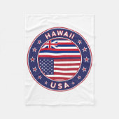 Hawaii Fleecedecke (Vorderseite)
