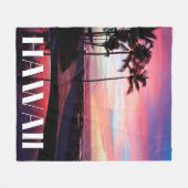 Hawaii Fleecedecke (Vorderseite (Horizontal))