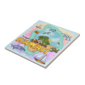 Hawaii Fliese (Seite)