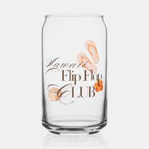HAWAII FLIP FLOP CLUB Pfirsich- und Naturtöne Dosenglas