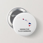 HAWAII for TULSI GABBARD GOVERNOR Button (Vorne & Hinten)
