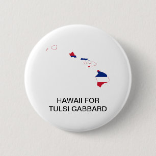 HAWAII for TULSI GABBARD GOVERNOR Button