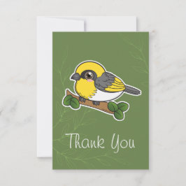 Hawaii Forest Bird Palila Dankeskarte