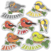 Hawaii Forest Birds Pack Aufkleber (Vorderseite)