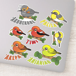 Hawaii Forest Birds Pack Aufkleber