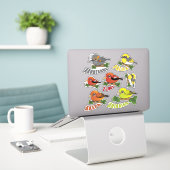Hawaii Forest Birds Pack Aufkleber (Laptop auf Schreibtisch)