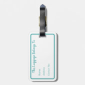 Hawaii Foto individuelle Name Gepäckanhänger (Rückseite vertikal)