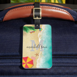 Hawaii Foto individuelle Name Gepäckanhänger