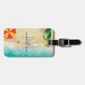 Hawaii Foto individuelle Name Gepäckanhänger (Vorderseite horizontal)