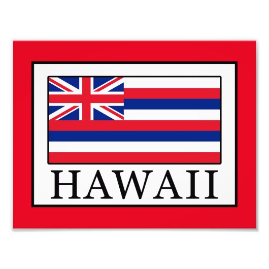 Hawaii Fotodruck (Vorne)