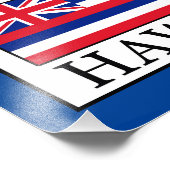 Hawaii Fotodruck (Ecke)