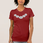 Hawaii-Frauen-Blume-T - Shirt (Vorderseite)