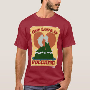 Hawaii Funny Lava Cartoon Wanderung Motto T - Shi T-Shirt