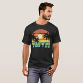 Hawaii Funny Surfen Katze Urlaub T-Shirt (Vorne ganz)