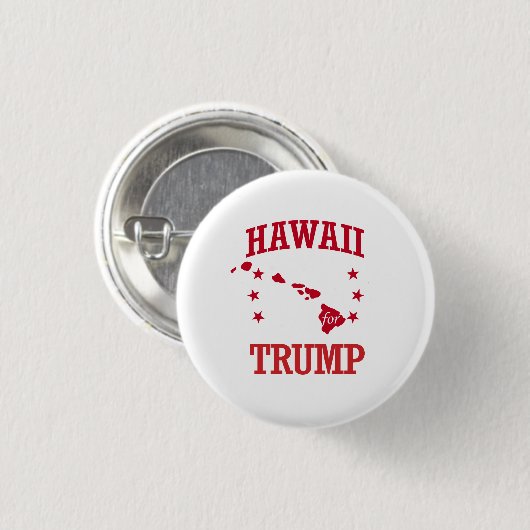 HAWAII FÜR DONALD TRUMP BUTTON (Vorne & Hinten)