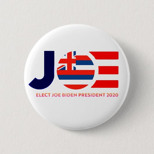 Hawaii für Joe 2020 Button (Vorderseite)
